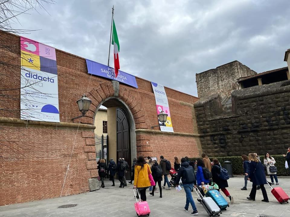 The gate of Didacta Italia Fair 2023